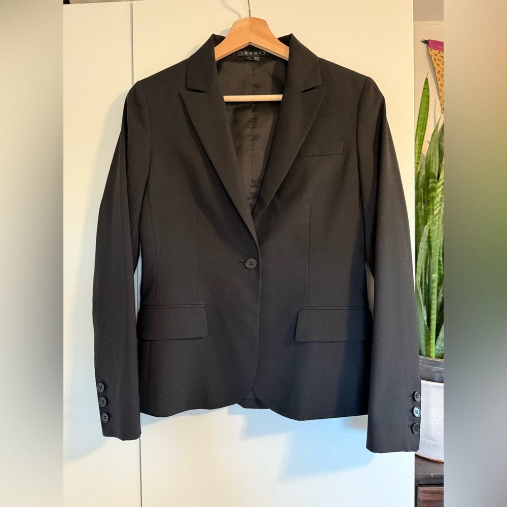 Theory Black Blazer
